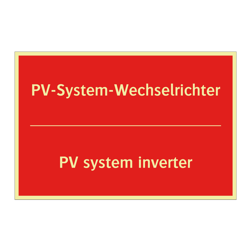 PV-System-Wechselrichter - PV system inverter