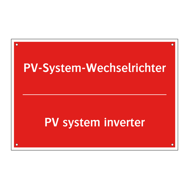 PV-System-Wechselrichter - PV system inverter