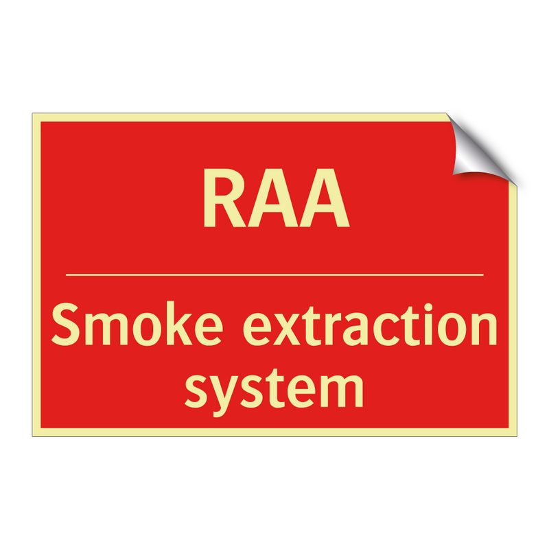 RAA - Smoke extraction system