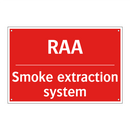 RAA - Smoke extraction system