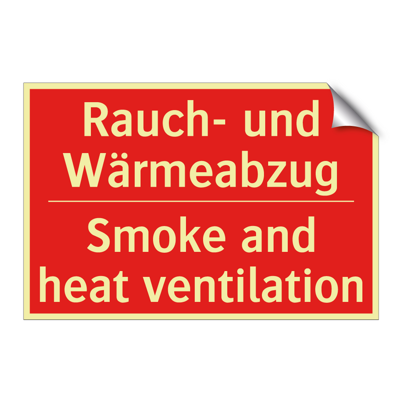 Rauch- und Wärmeabzug - Smoke and heat ventilation