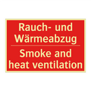 Rauch- und Wärmeabzug - Smoke and heat ventilation