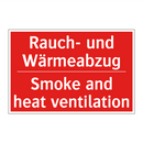 Rauch- und Wärmeabzug - Smoke and heat ventilation