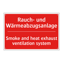 Rauch- und Wärmeabzugsanlage - Smoke and heat exhaust ventilation /.../