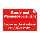 Rauch- und Wärmeabzugsanlage - Smoke and heat exhaust ventilation /.../
