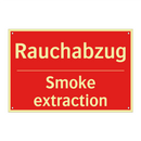 Rauchabzug - Smoke extraction