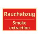 Rauchabzug - Smoke extraction