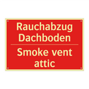 Rauchabzug Dachboden - Smoke vent attic