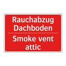 Rauchabzug Dachboden - Smoke vent attic