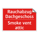 Rauchabzug Dachgeschoss - Smoke vent attic