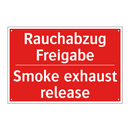 Rauchabzug Freigabe - Smoke exhaust release
