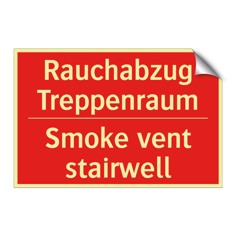Rauchabzug Treppenraum - Smoke vent stairwell