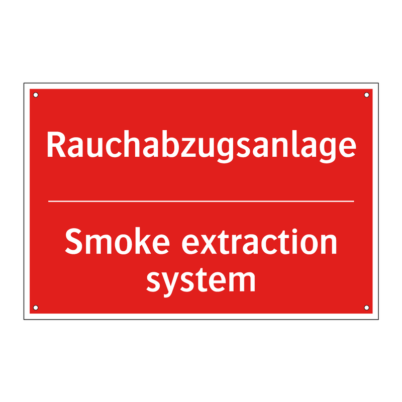Rauchabzugsanlage - Smoke extraction system
