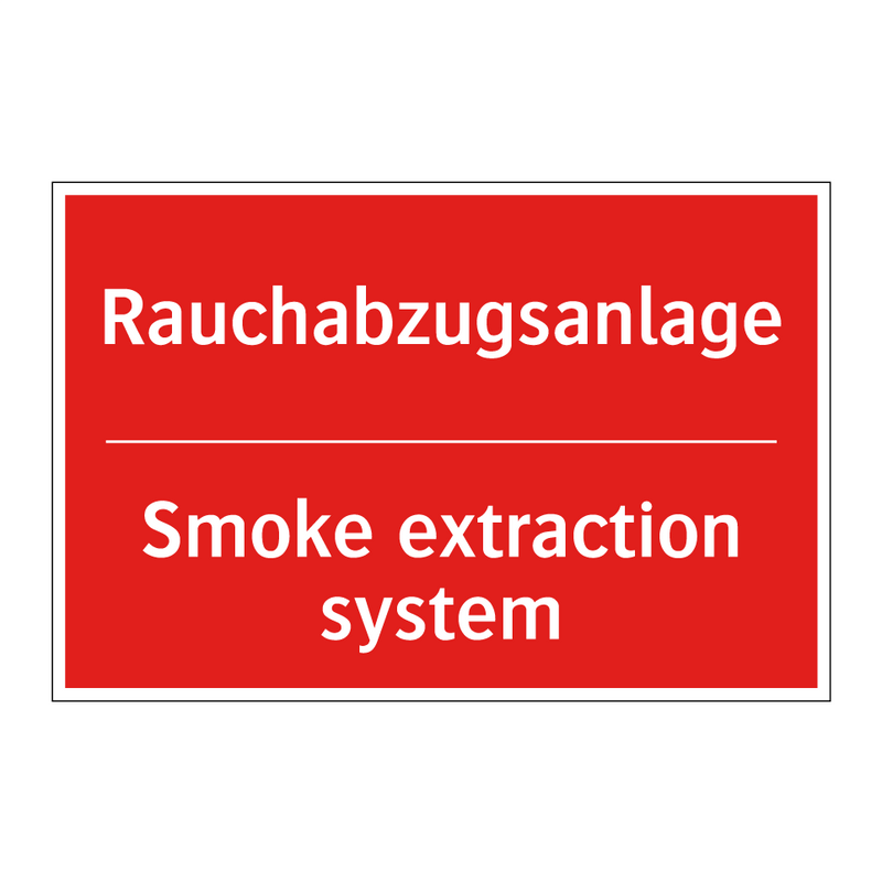 Rauchabzugsanlage - Smoke extraction system