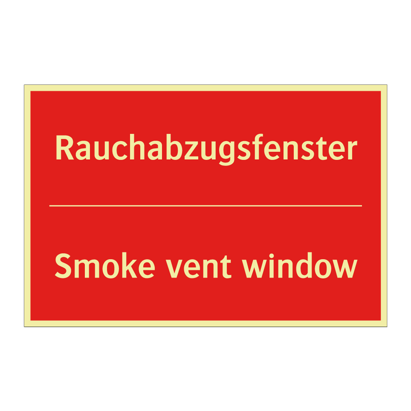 Rauchabzugsfenster - Smoke vent window