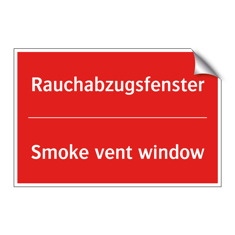 Rauchabzugsfenster - Smoke vent window