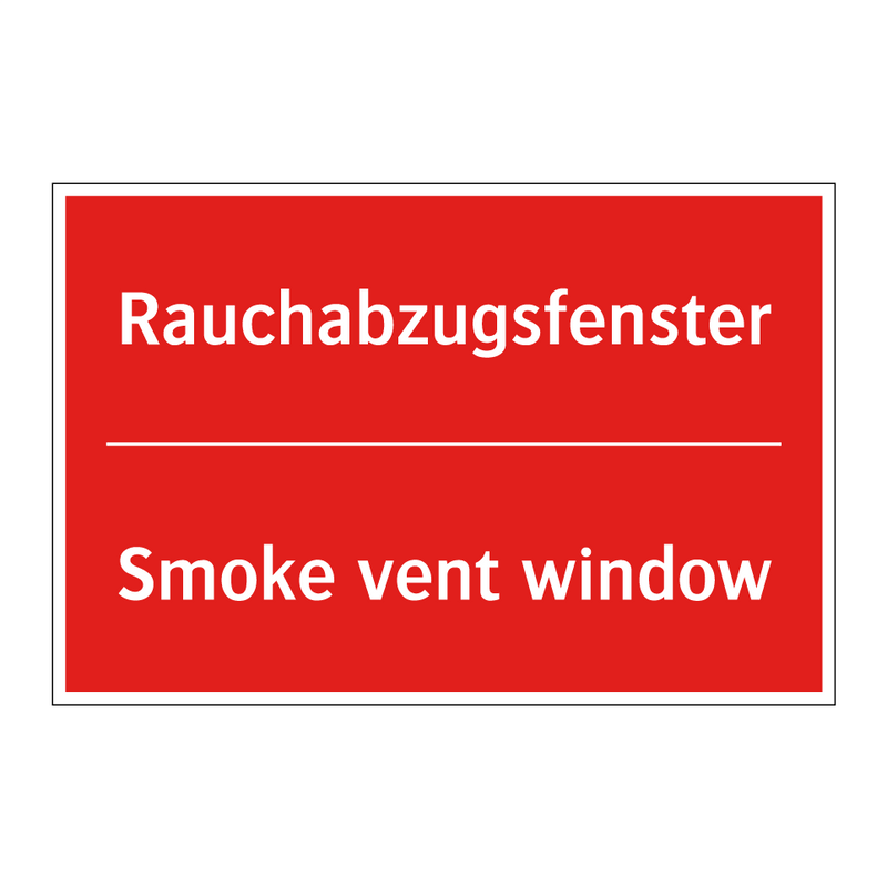 Rauchabzugsfenster - Smoke vent window