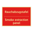 Rauchabzugstafel - Smoke extraction panel