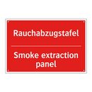 Rauchabzugstafel - Smoke extraction panel