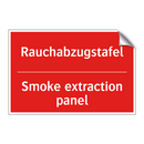 Rauchabzugstafel - Smoke extraction panel
