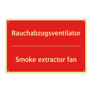 Rauchabzugsventilator - Smoke extractor fan