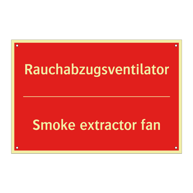 Rauchabzugsventilator - Smoke extractor fan