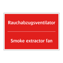 Rauchabzugsventilator - Smoke extractor fan