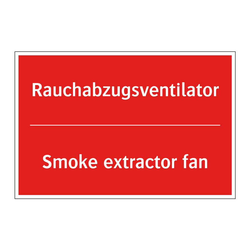 Rauchabzugsventilator - Smoke extractor fan