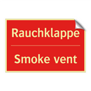 Rauchklappe - Smoke vent