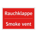 Rauchklappe - Smoke vent