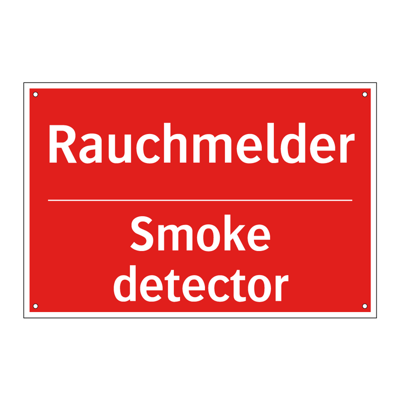 Rauchmelder - Smoke detector