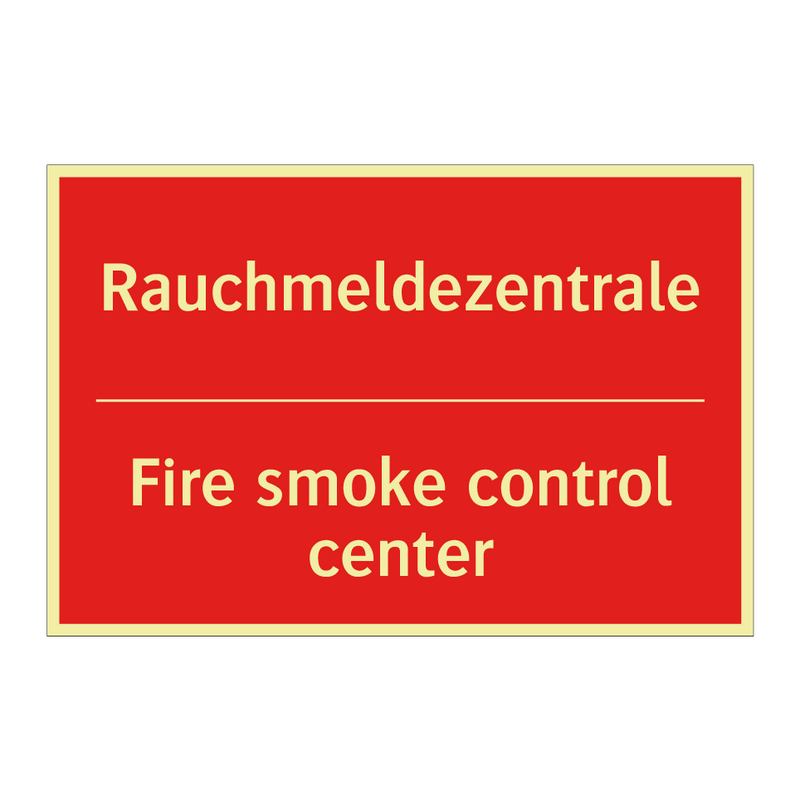Rauchmeldezentrale - Fire smoke control center