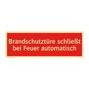 Brandschutztüre schließt bei Feuer automatisch