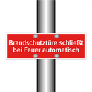Brandschutztüre schließt bei Feuer automatisch