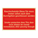 Rauchschutztür Diese Tür muss /.../ - Smoke protection door This door /.../