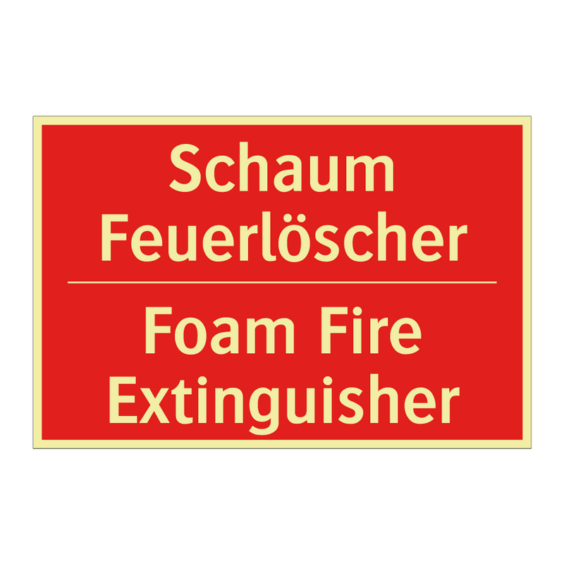 Schaum Feuerlöscher - Foam Fire Extinguisher
