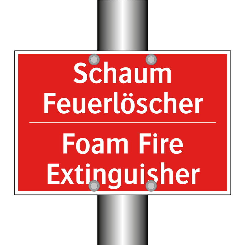 Schaum Feuerlöscher - Foam Fire Extinguisher