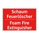 Schaum Feuerlöscher - Foam Fire Extinguisher