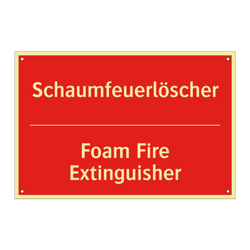 Schaumfeuerlöscher - Foam Fire Extinguisher