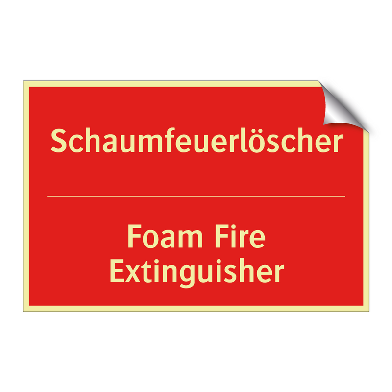 Schaumfeuerlöscher - Foam Fire Extinguisher