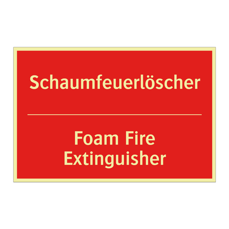Schaumfeuerlöscher - Foam Fire Extinguisher