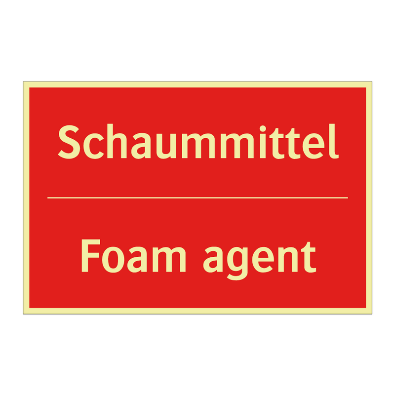 Schaummittel - Foam agent