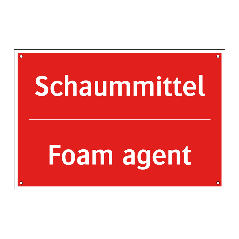 Schaummittel - Foam agent