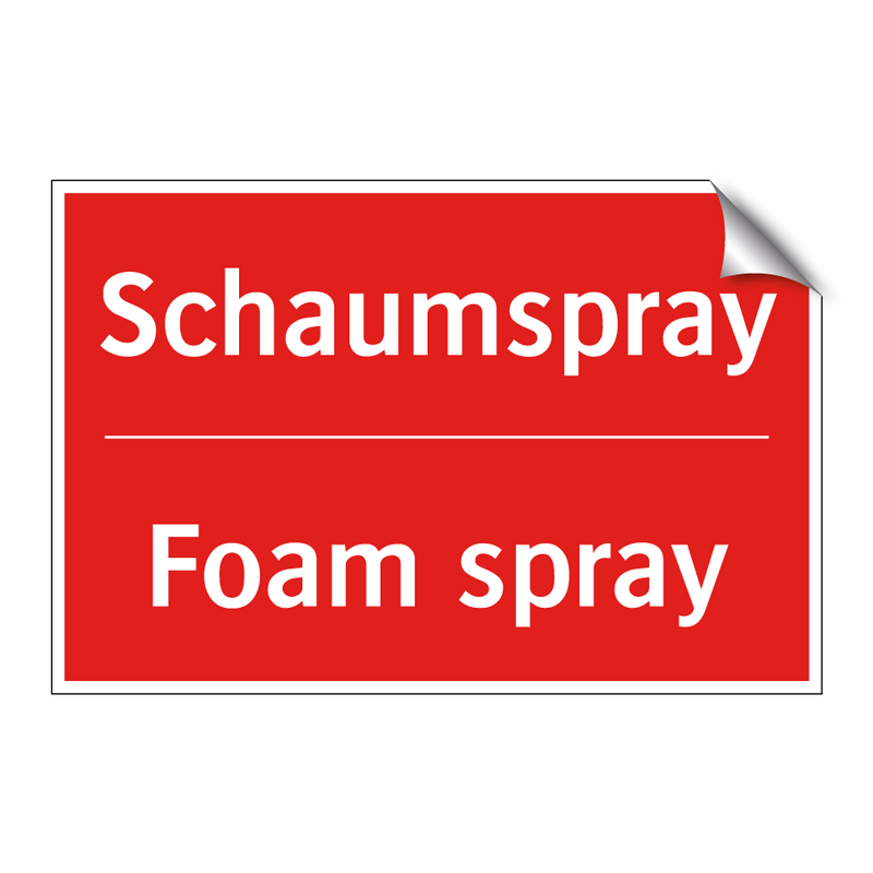Schaumspray - Foam spray