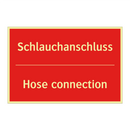 Schlauchanschluss - Hose connection