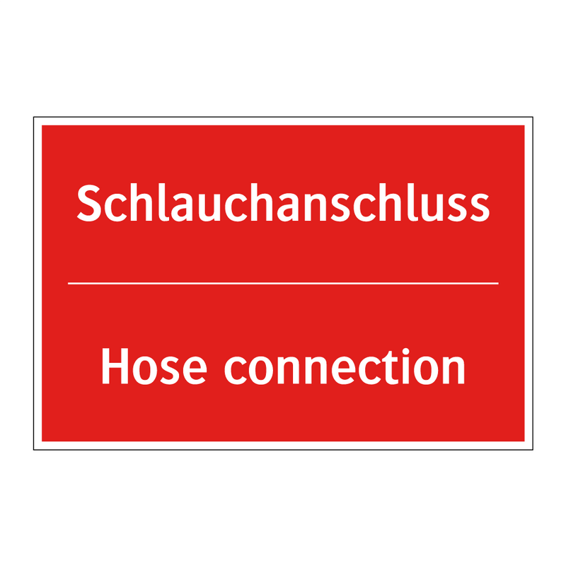 Schlauchanschluss - Hose connection