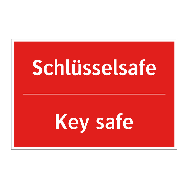 Schlüsselsafe - Key safe