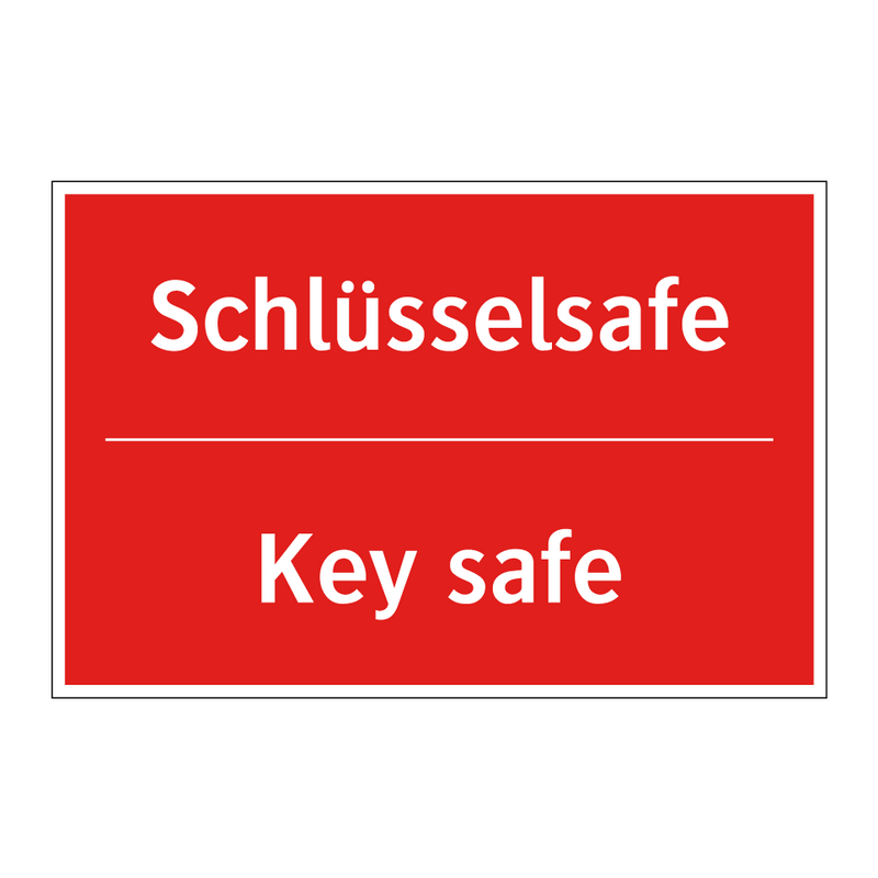 Schlüsselsafe - Key safe