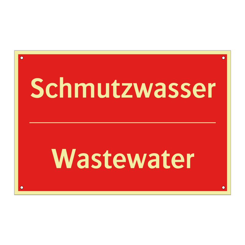 Schmutzwasser - Wastewater