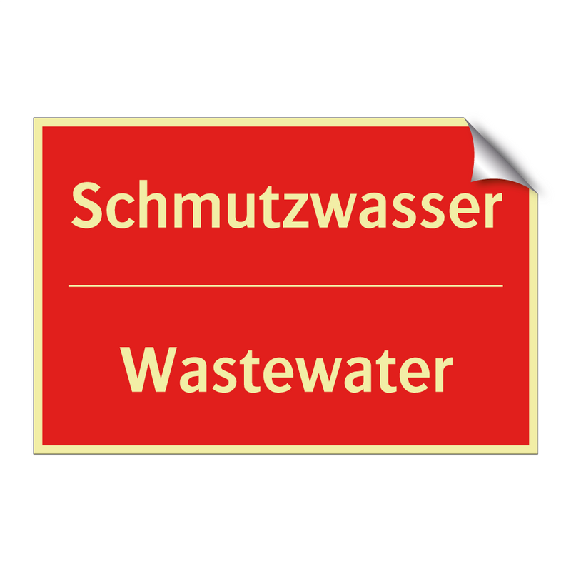 Schmutzwasser - Wastewater